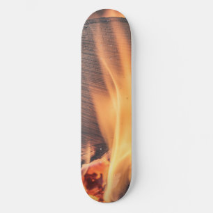 Skateboard Madera en llamas
