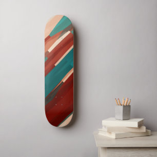Skateboard Madera y turquesa