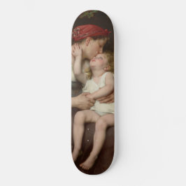 Skateboard Madre amorosa con su hijo adorable (Perrault)
