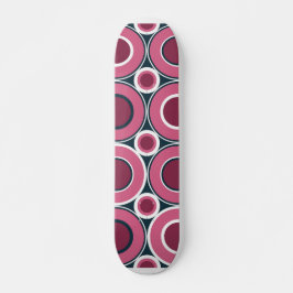 Skateboard Magenta de Bitesize con marina blanca