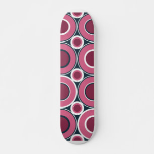 Skateboard Magenta de Bitesize con marina blanca
