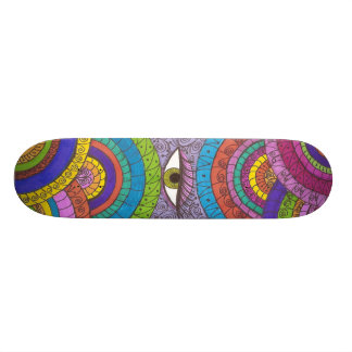 Skateboard Magia vigilante Sk8board de la mandala del ojo