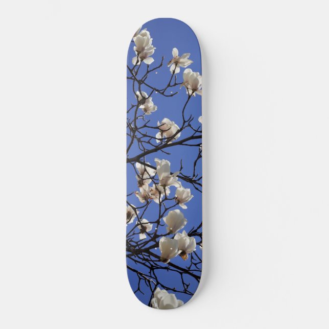 Skateboard Magnolias florecientes (Anverso)