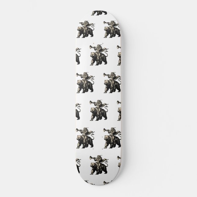 Skateboard Majestad de Pruflas Desatada (Anverso)