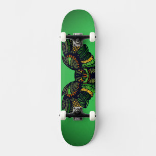 Skateboard Majestic Emerald Owl