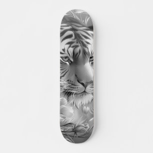 Skateboard Majestuosa Fantasía Cabeza de Tigre en Escala de G