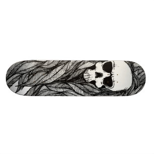 Skateboard Mala hierba del cráneo