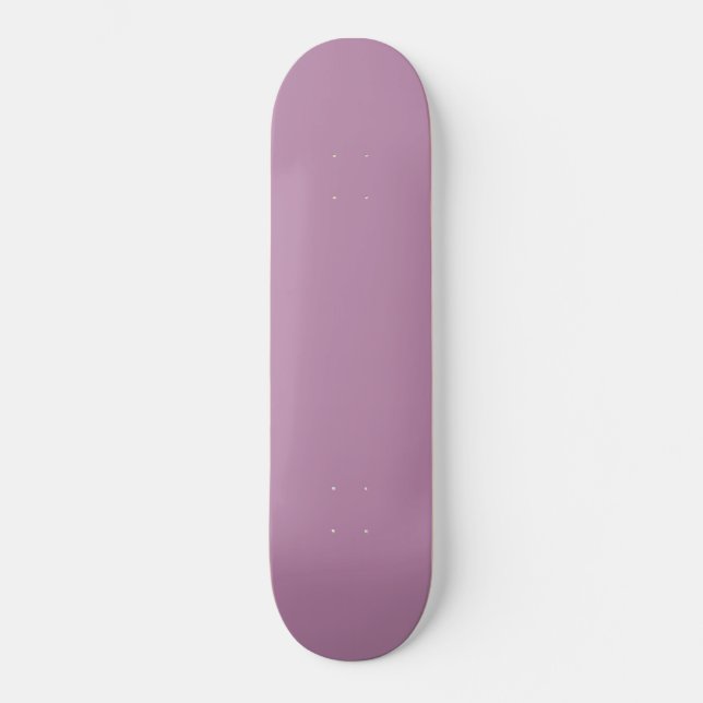 Skateboard malva de color (Anverso)