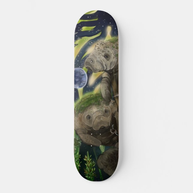Skateboard Manatee de equilibrio frágil (Anverso)