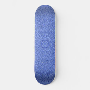 Skateboard Mandala azul