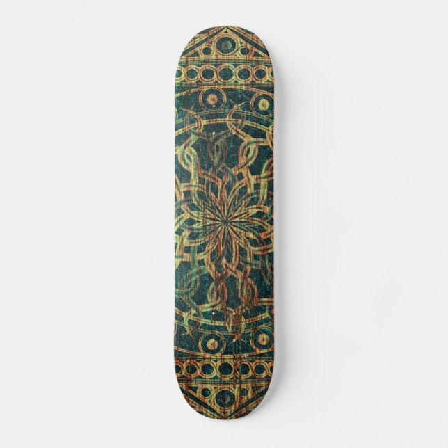 Skateboard Mandala de la eternidad resistida (Anverso)