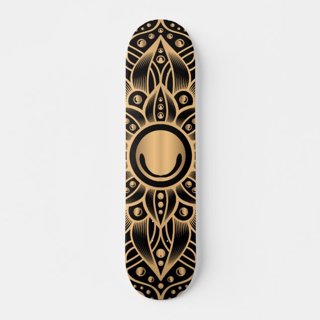 Skateboard Mandala de lujo 12 (Anverso )