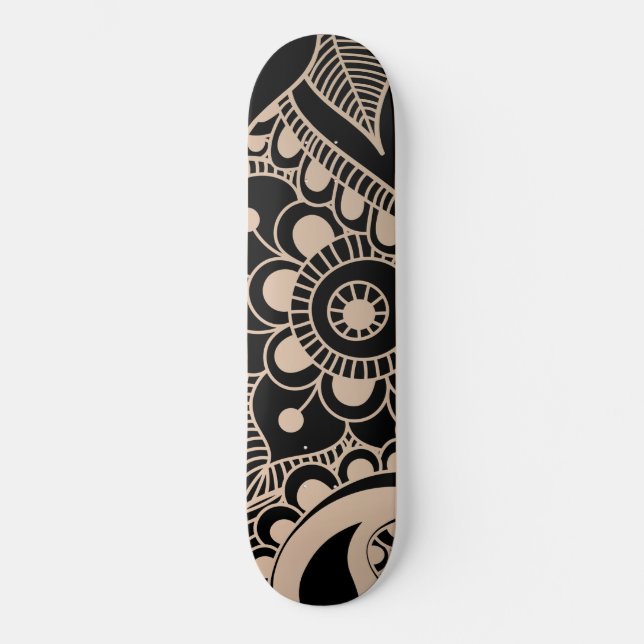 Skateboard Mandala de lujo 42 (Anverso)