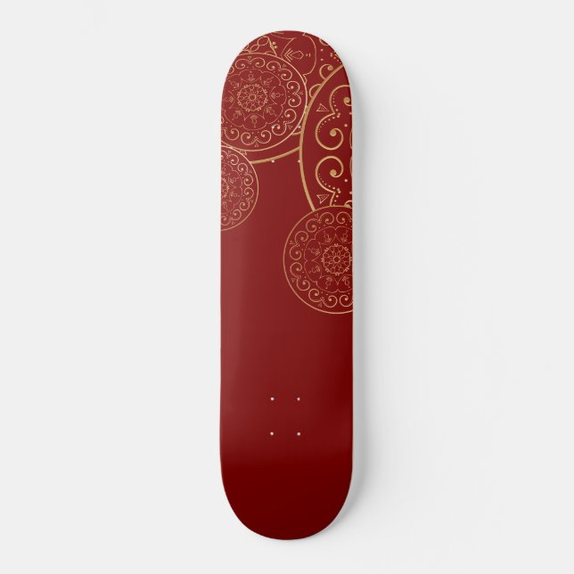 Skateboard Mandala de lujo 50 (Anverso)