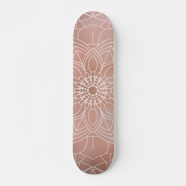 Skateboard Mandala de lujo 53 (Anverso )