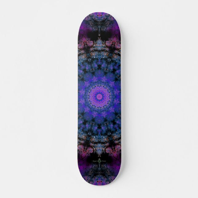 Skateboard Mandala de Nebulosa Oscura (Anverso )