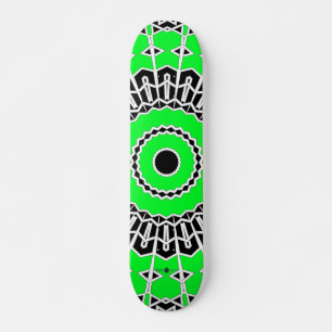 Skateboard Mandala de Prisma ( Verde )