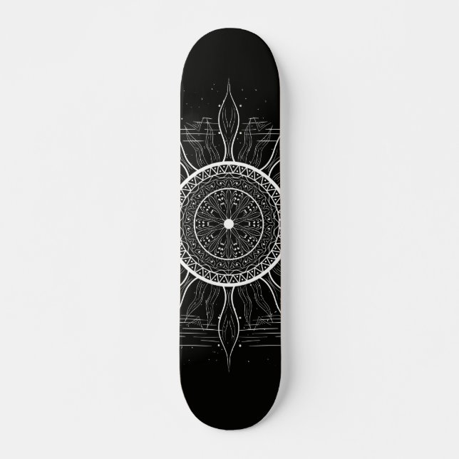 Skateboard Mandala del Sol 2 (Anverso )