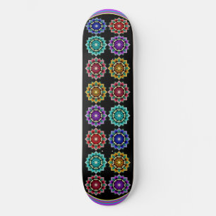 Skateboard Mandala en varios colores