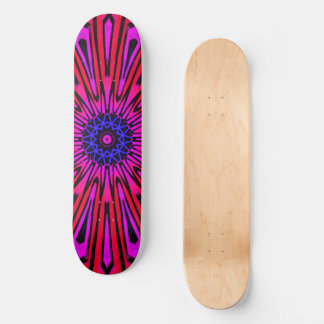 Skateboard Mándala floral botánico