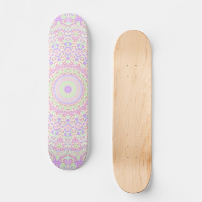Skateboard Mandalá Hippie   (Anverso)