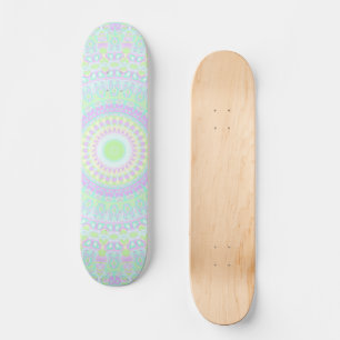 Skateboard Mandalá Hippie Divertido