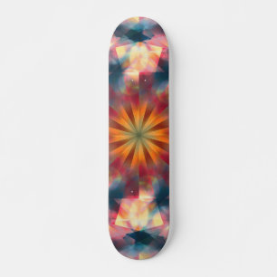 Skateboard Mandala psicodélica de Kaleidoscópico de Prisma
