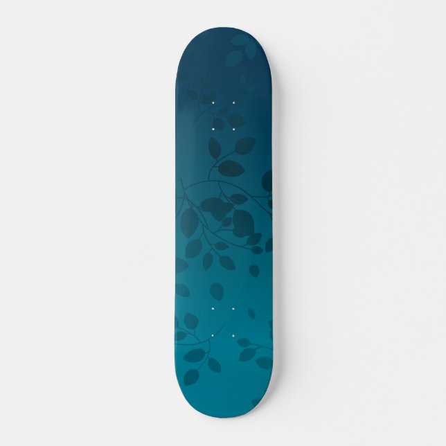 Skateboard Mandalas de flores 6 (Anverso )