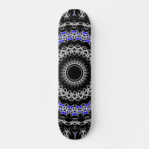 Skateboard Mandalas Tribales Celta ( Azul )