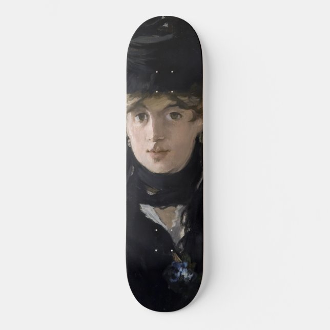 Skateboard Manet - Berthe Morisot con un ramo de violetas (Anverso)