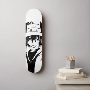 Skateboard Manga al estilo de arte famoso