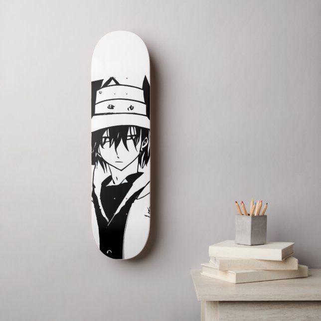 Skateboard Manga al estilo de arte famoso (Arte de la pared)