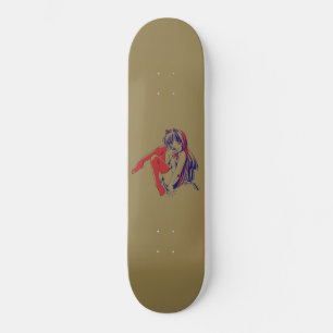 Skateboard Manga Americano Neko Gatita Kawaii Anime