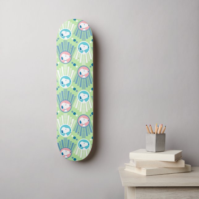 Skateboard Maní | Patrón de sueños de decoro verde de la Mint (Arte de la pared)