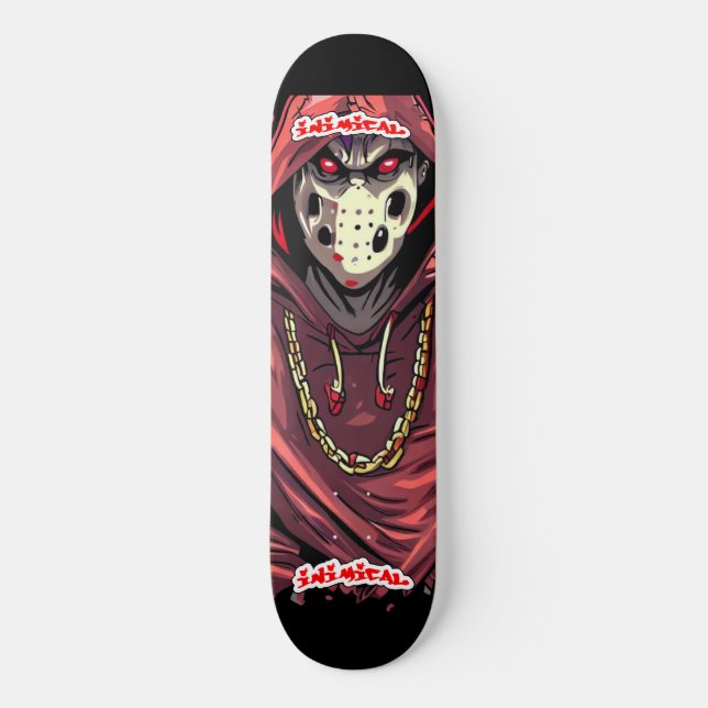 Skateboard Maniac oriental profundo hostil (Anverso)