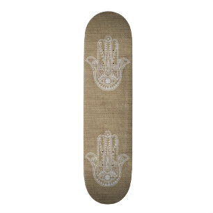 Skateboard Mano de HAMSA del amuleto del símbolo de Fátima