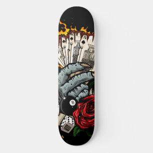 Skateboard Mano De Tarjetas