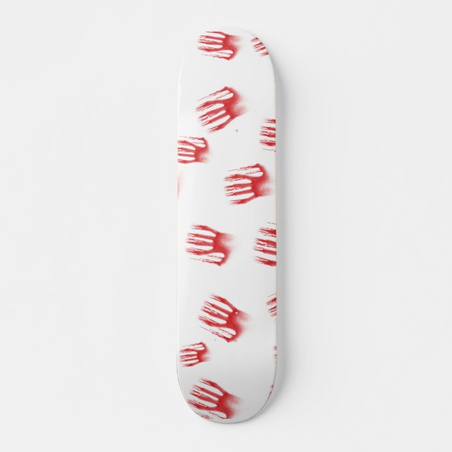 Skateboard Manos rojas (Anverso )