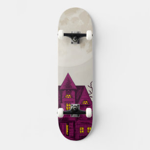 Skateboard Mansión embrujada de Halloween espeluznante Luna l