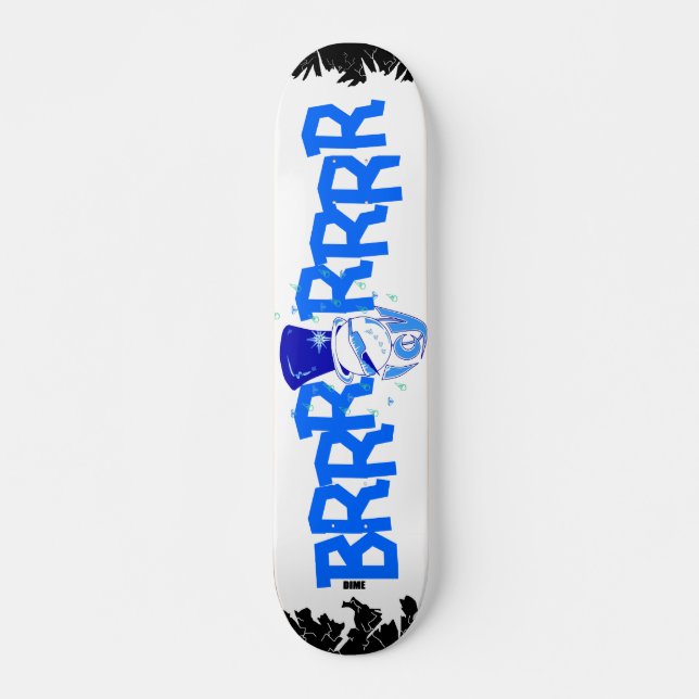 SKATEBOARD MANTÉNGASE EN EL JARDÍN (Anverso )