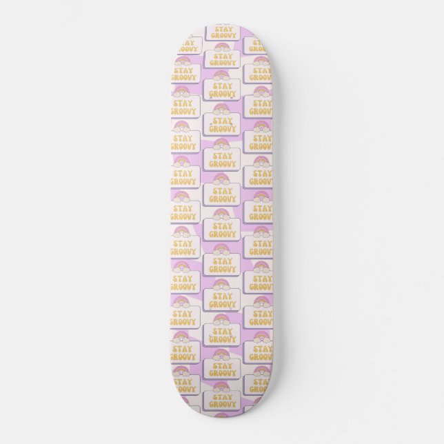 Skateboard Mantente genial (Anverso)