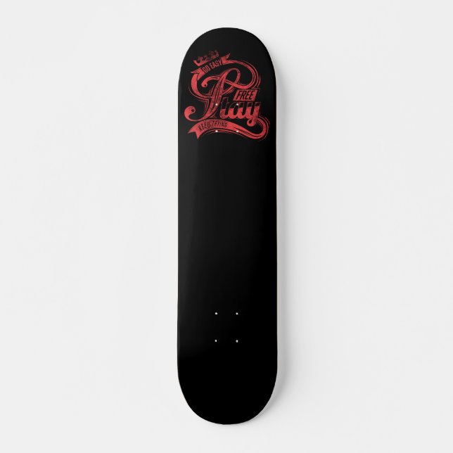 Skateboard Mantente libre | (Anverso )