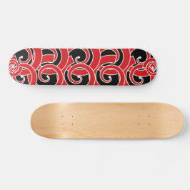 Skateboard Maori Inspired Spiral