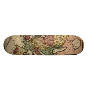 Skateboard Mapa 1721 de Europa