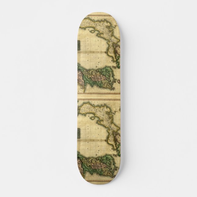 Skateboard Mapa 1815 de Corea y de Japón (Anverso )