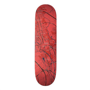 SKATEBOARD MAPA BRITÁNICO DEL ESQUEMA DE LA UNIVERSIDAD DE