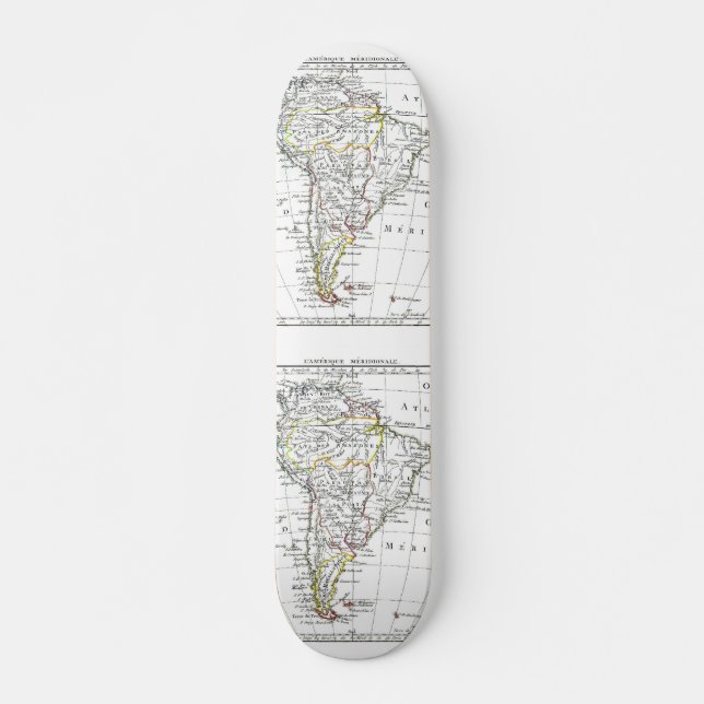 Skateboard Mapa de 1806 - L'Amérique Méridionale (Anverso )
