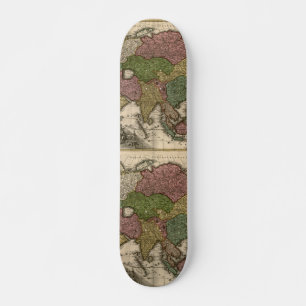 Skateboard Mapa de Asia de los años 1700