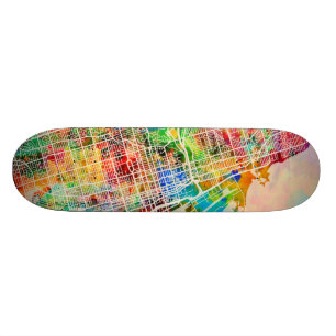 Skateboard Mapa de calle de la ciudad de Toronto