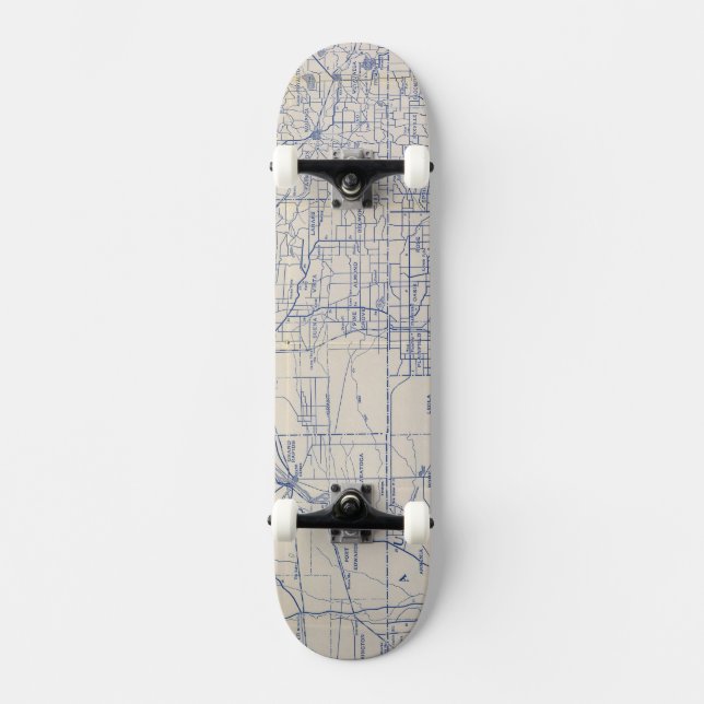 Skateboard Mapa de camino de la bicicleta de Wisconsin 2 (Anverso)